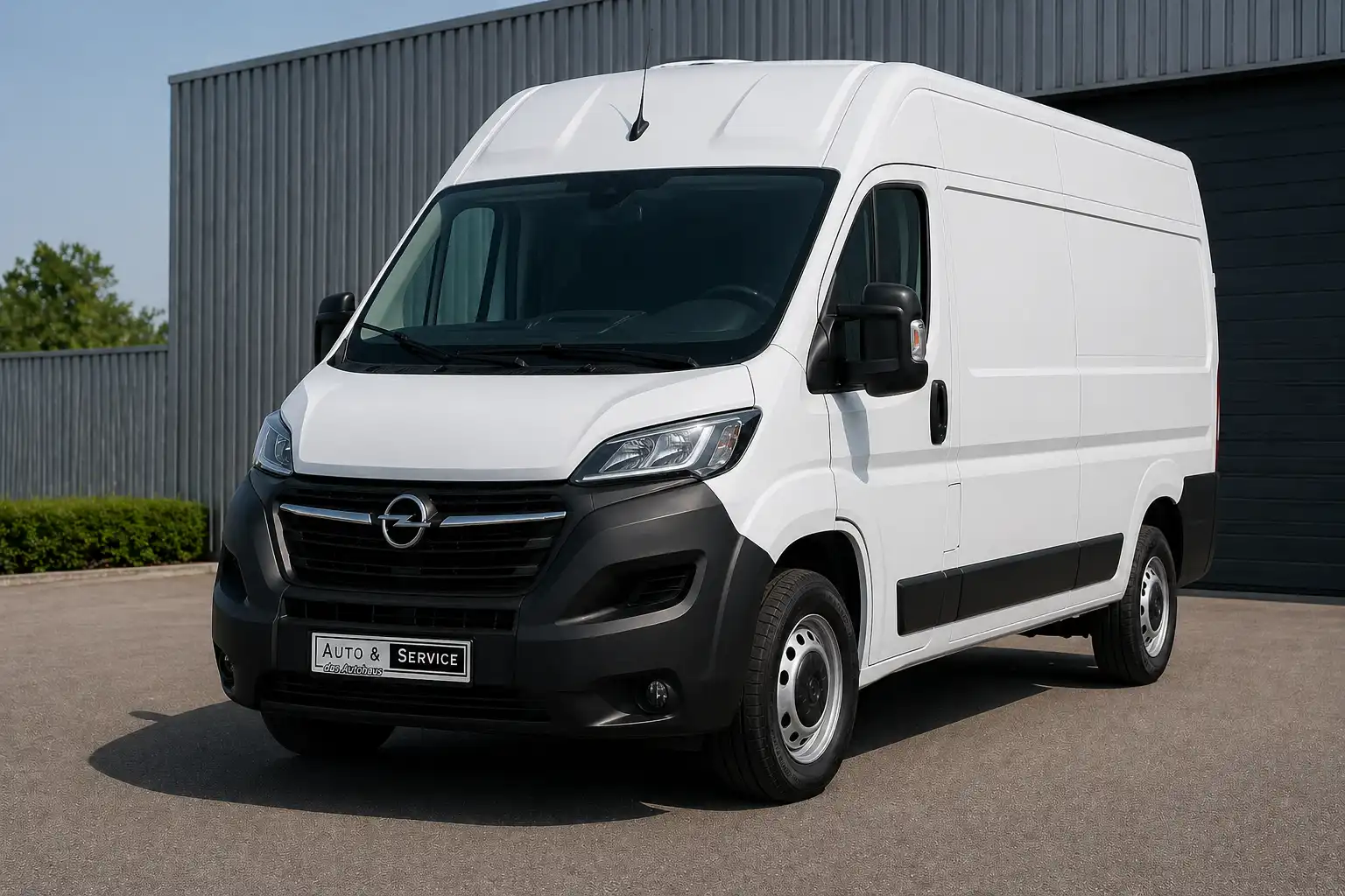 Weißer Opel Movano