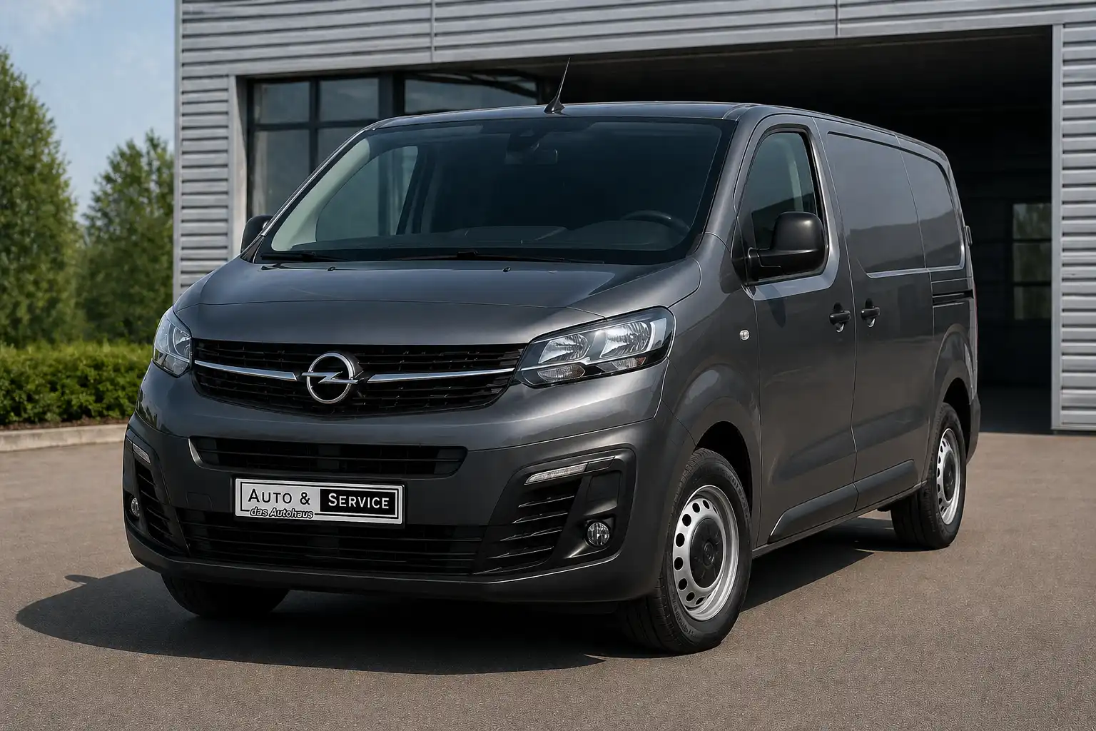 Grauer Opel Vivaro